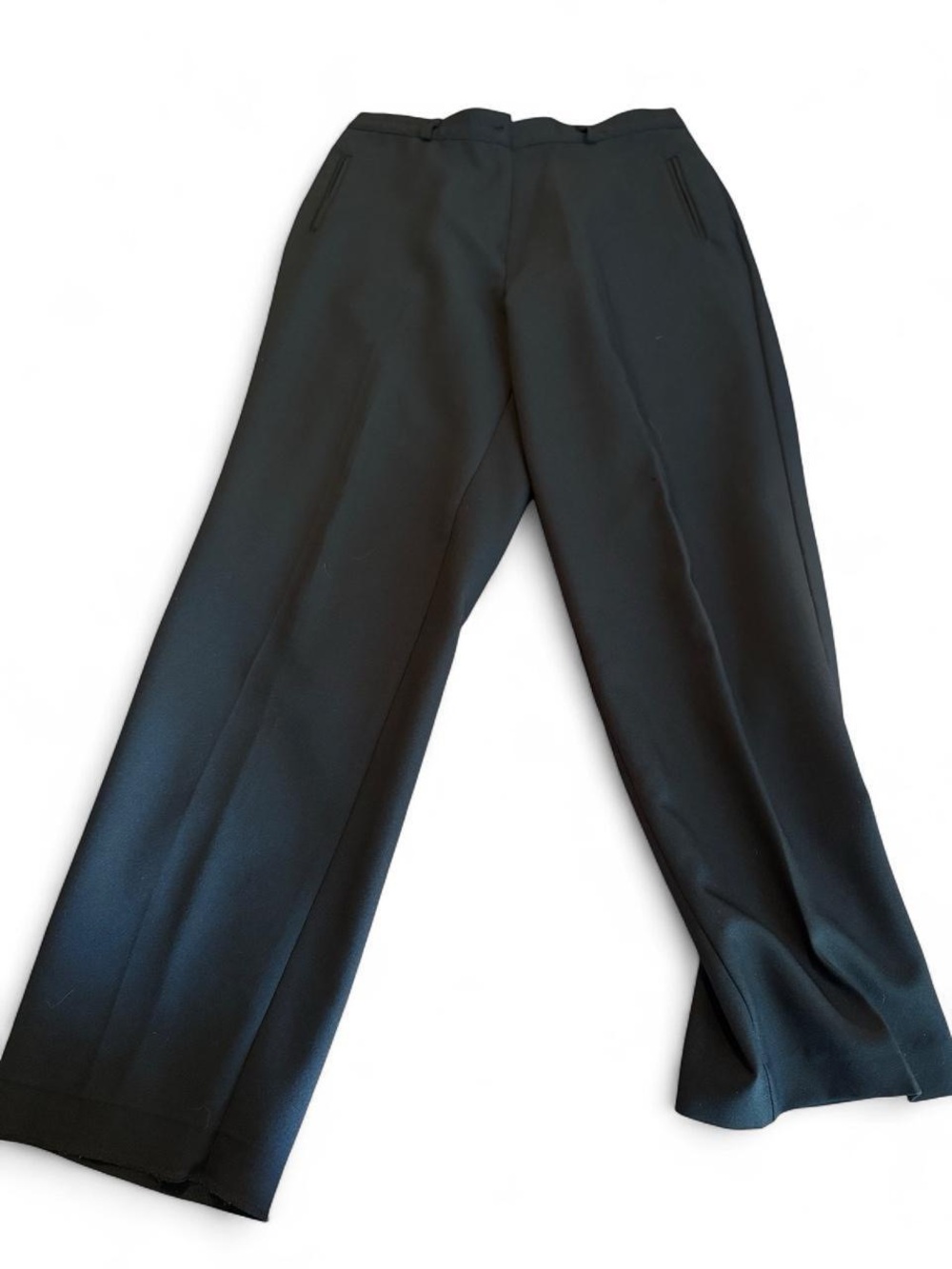 Alia Navy Blue Women’s Dress Pants - Tailored Straight Leg